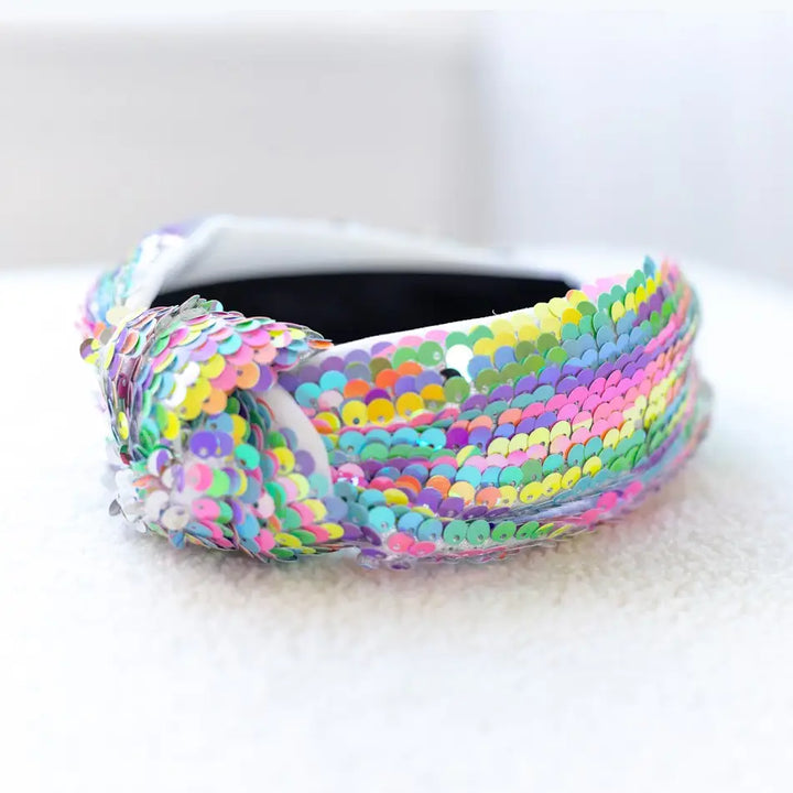 Rainbow Sequin Headband