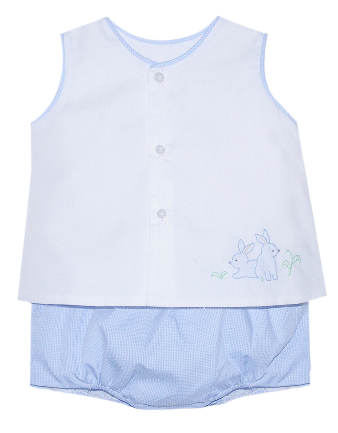 Bunny Diaper Set- Blue