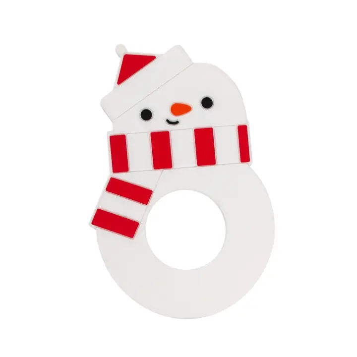 Silicone Teether- Snowman