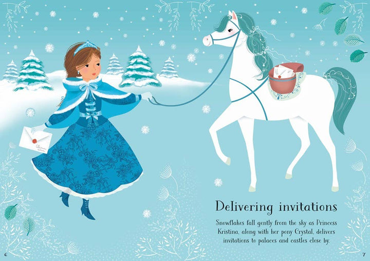 Little Sticker Dolly Dressing Snow Princess : Usborne