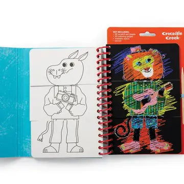 Scratch Art Flip Book - Animals