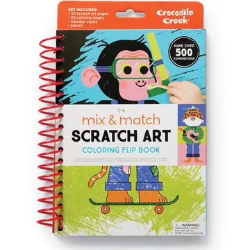 Scratch Art Flip Book - Animals