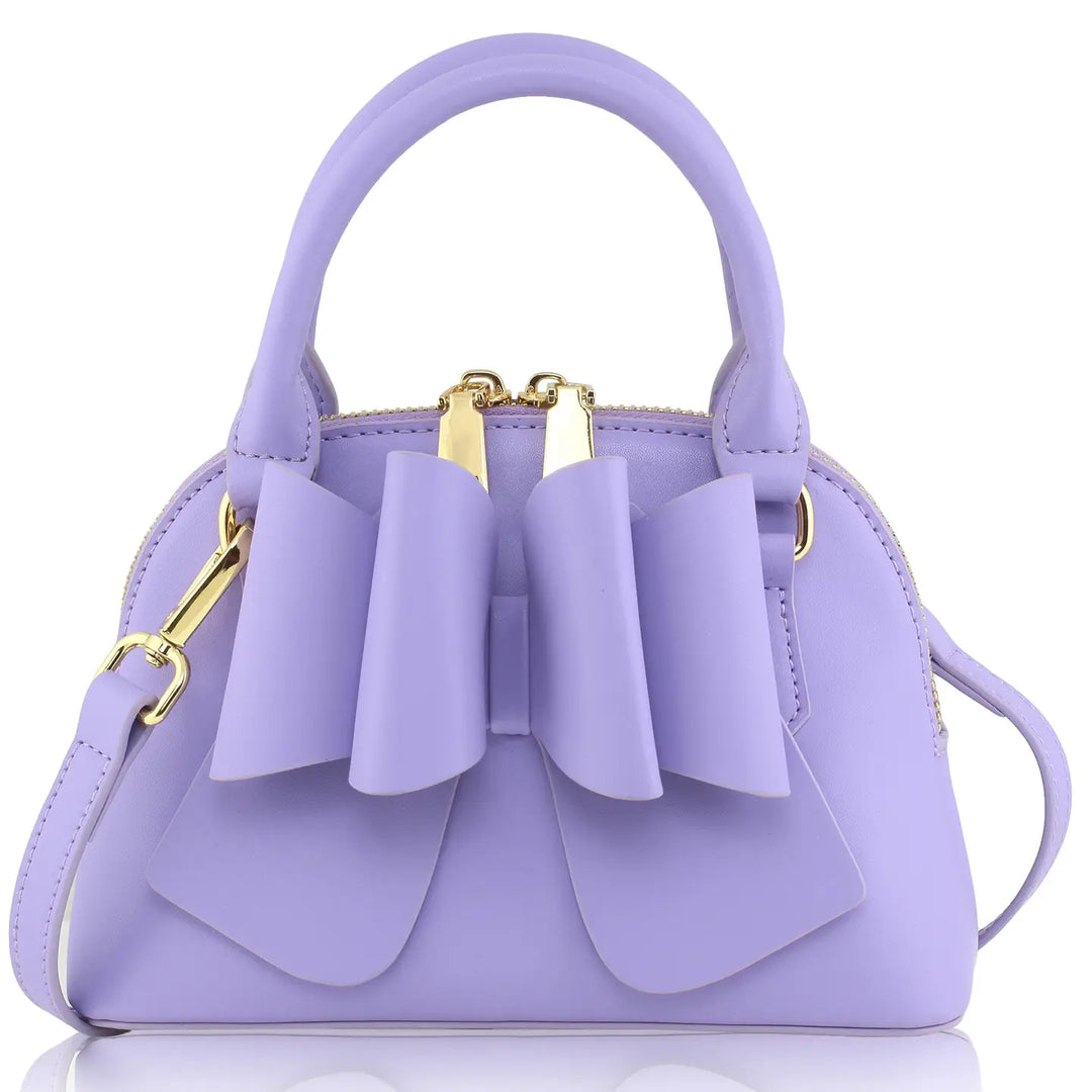 Margo Purse: Purple | Floral Lining