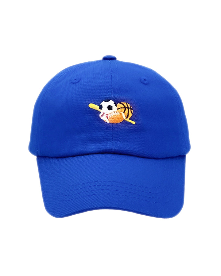 Kids Embroidered Hat- Sports
