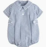 Davant Bubble- Gray Blue Gingham