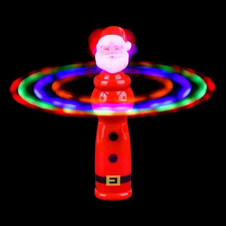 Santa Light Up Spinning Toy