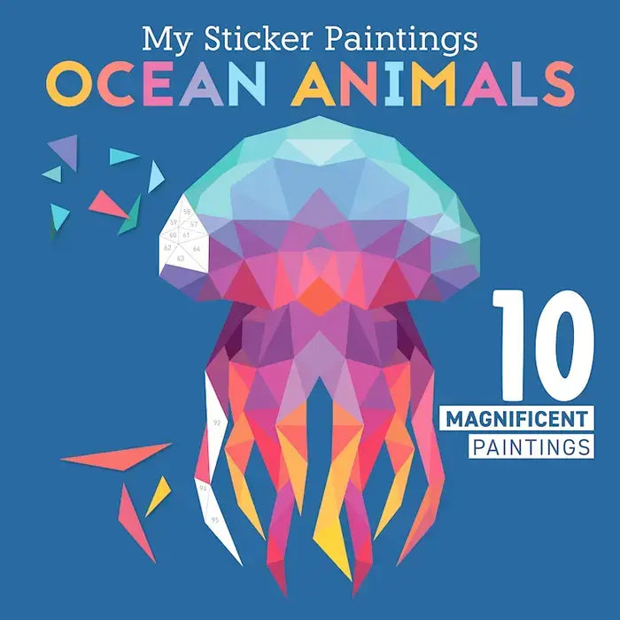 Sticker Paintings Book: Oceans