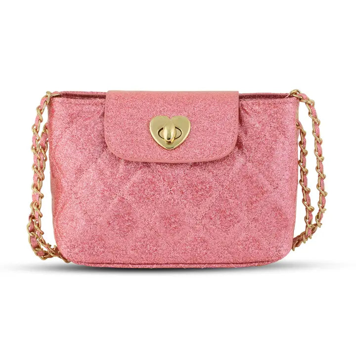 Paige Purse: Pink Glitter
