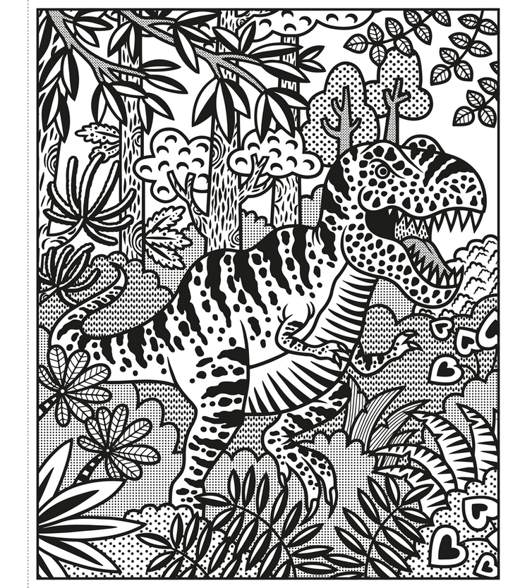 Dinosaurs Magic Painting Book : Usborne