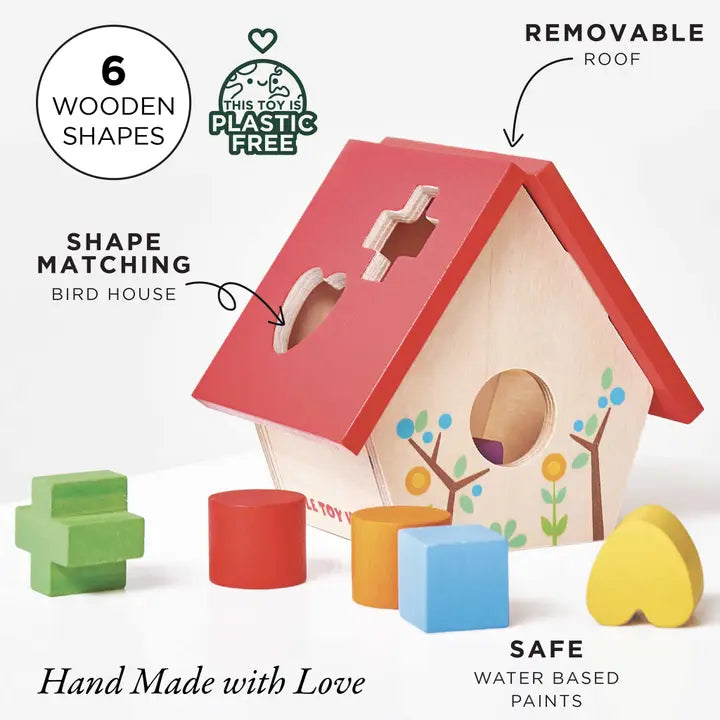 Bird House Shape Sorter