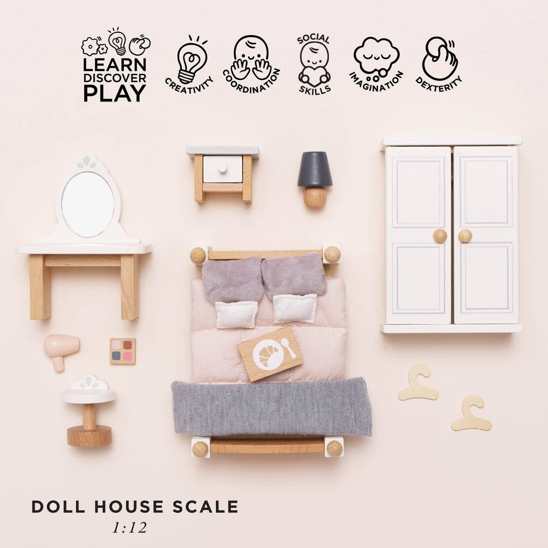 Dolls House Bedroom Furniture Set