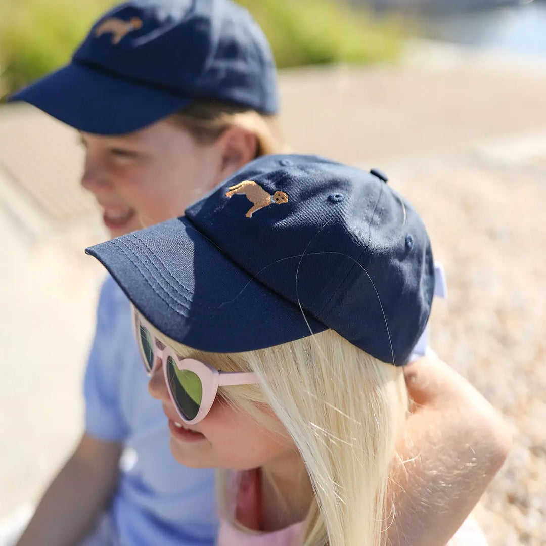 Kids Embroidered Hat- Dog