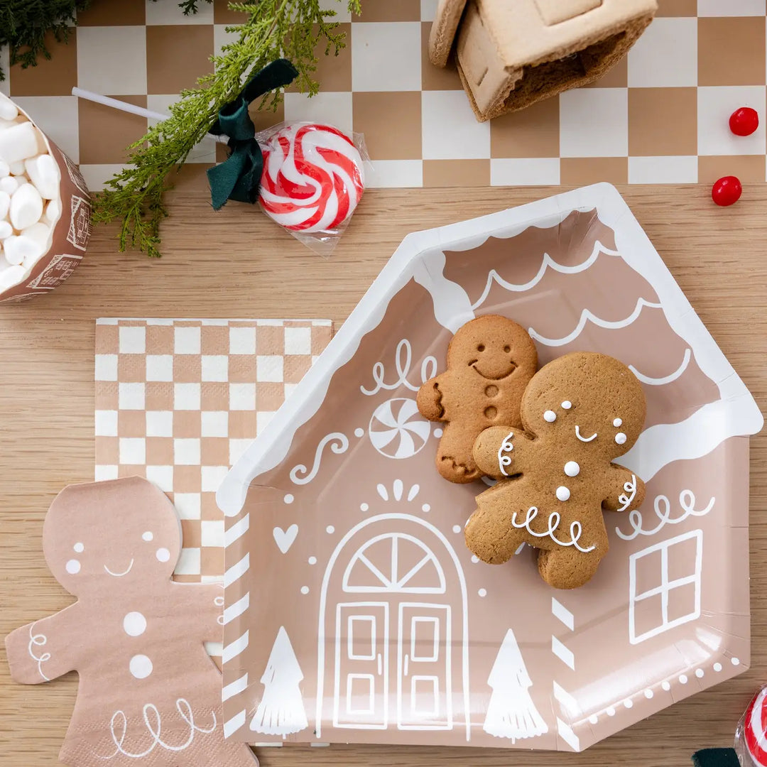 Gingerbread House Bamboo Tray