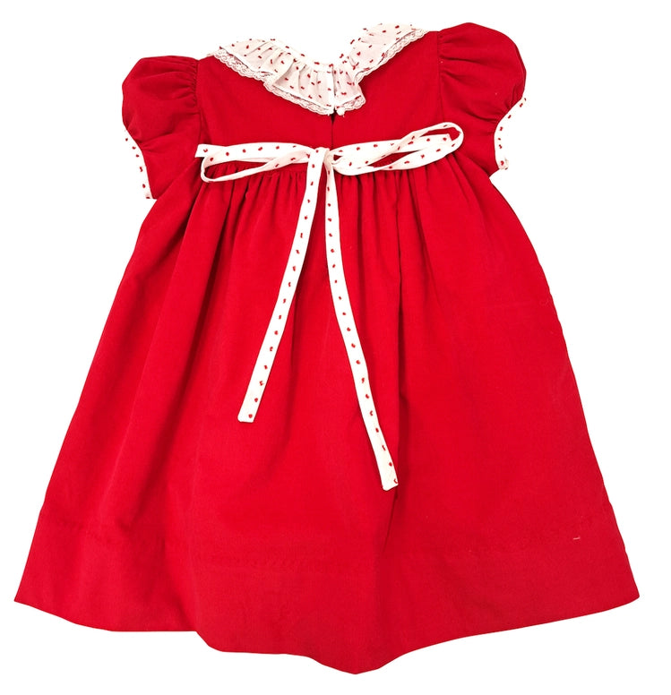 Red Bow Cord Float Dress