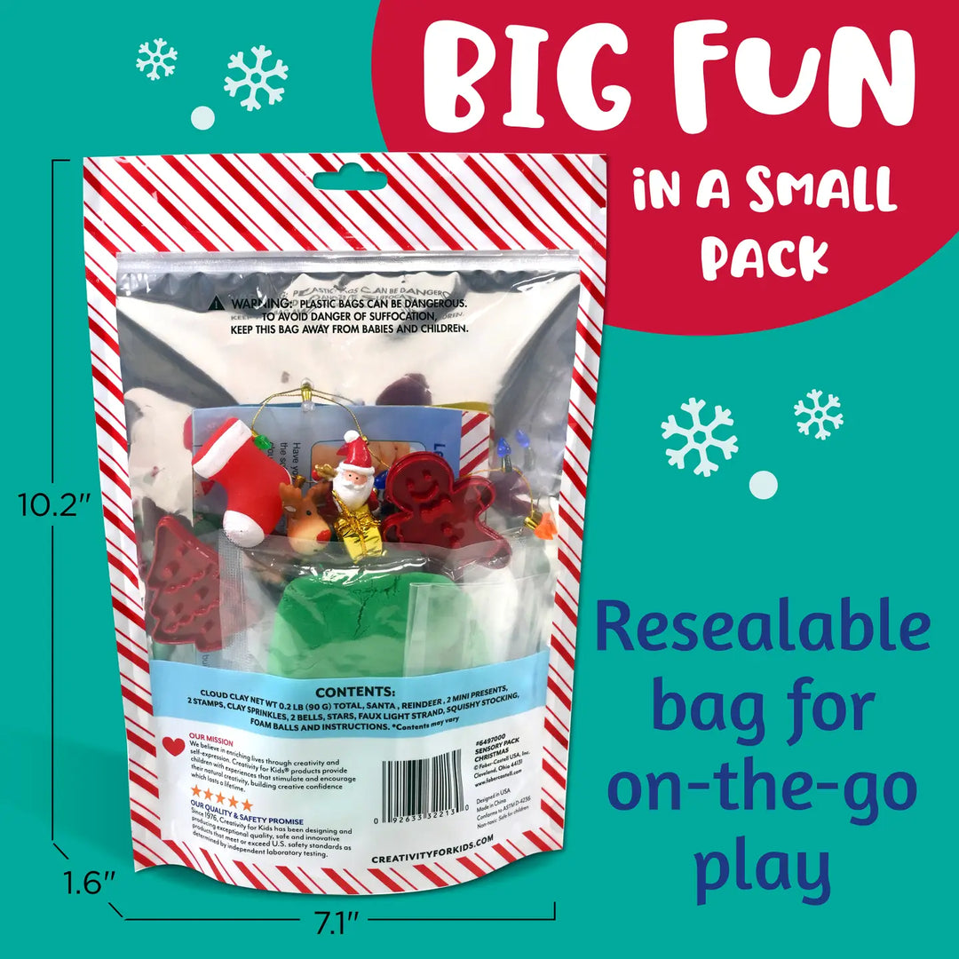Sensory Pack Christmas Holiday Play Kit For Children