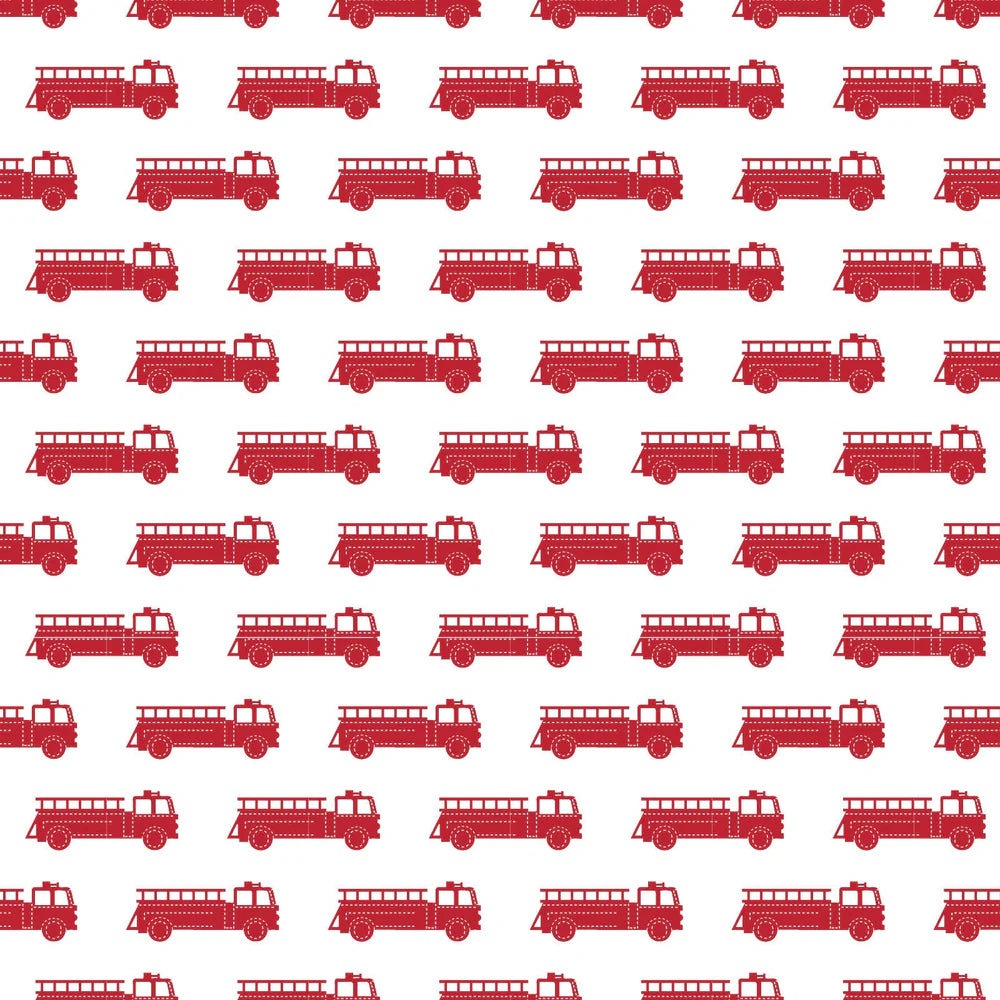 Parker Zipper Pajama - Fire Truck