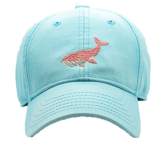 Kids needlepoint hat- whale
