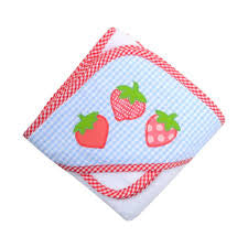 Strawberry hooded towel/wash cloth box set