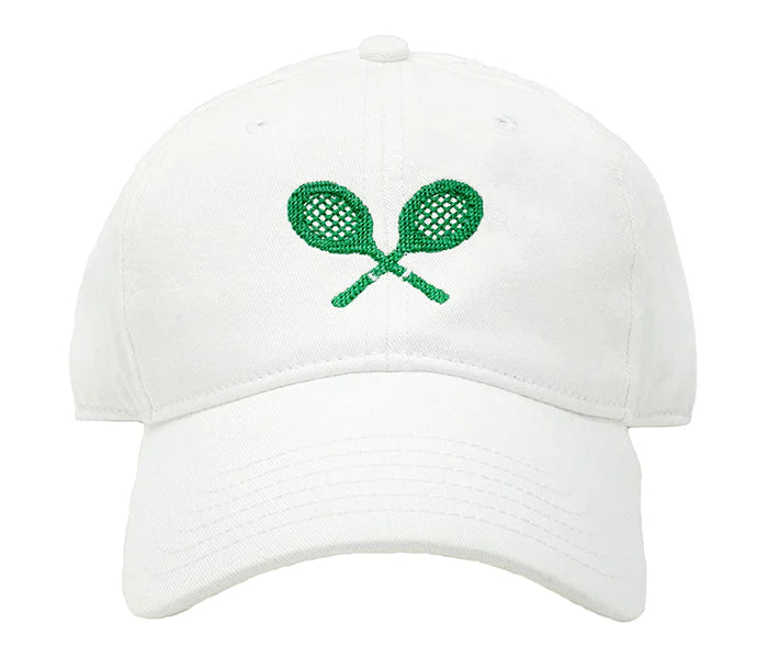 Kids needlepoint hat- tennis