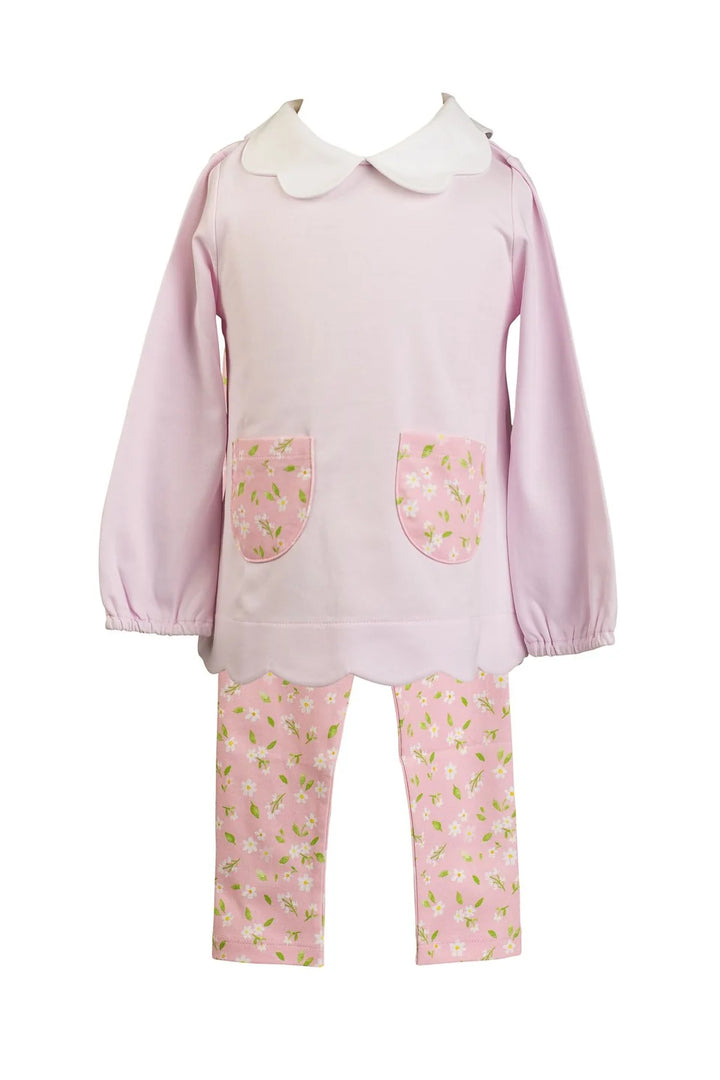 Pink Petal Tunic Set