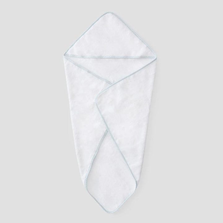 Hooded Towel- Blue Gingham