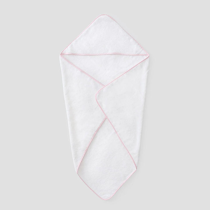Hooded Towel- Pink Gingham