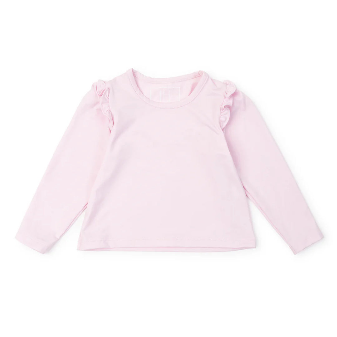 Mila Longsleeve Top- Cotton Candy Pink
