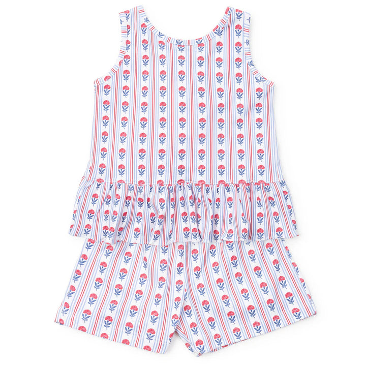 Poppy Girls' Short Set- Liberty Floral