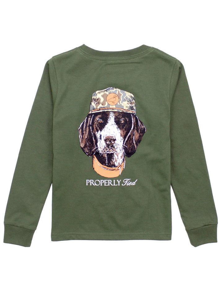 Boys Long Sleeve Tee- Man's Best Friend