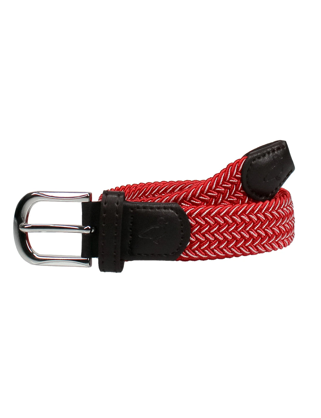 Boys Stretch Belt- Red and White