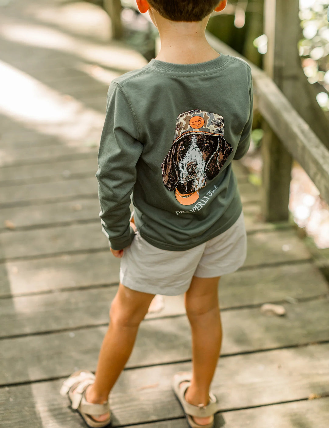 Boys Long Sleeve Tee- Man's Best Friend
