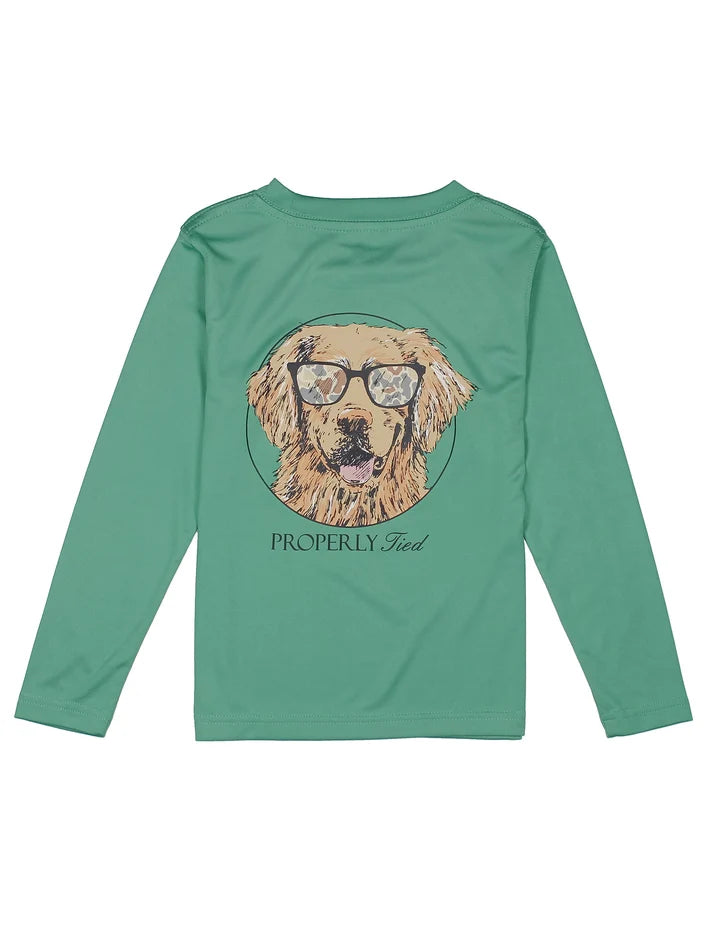 Boys Performance Tee- Camo Companion