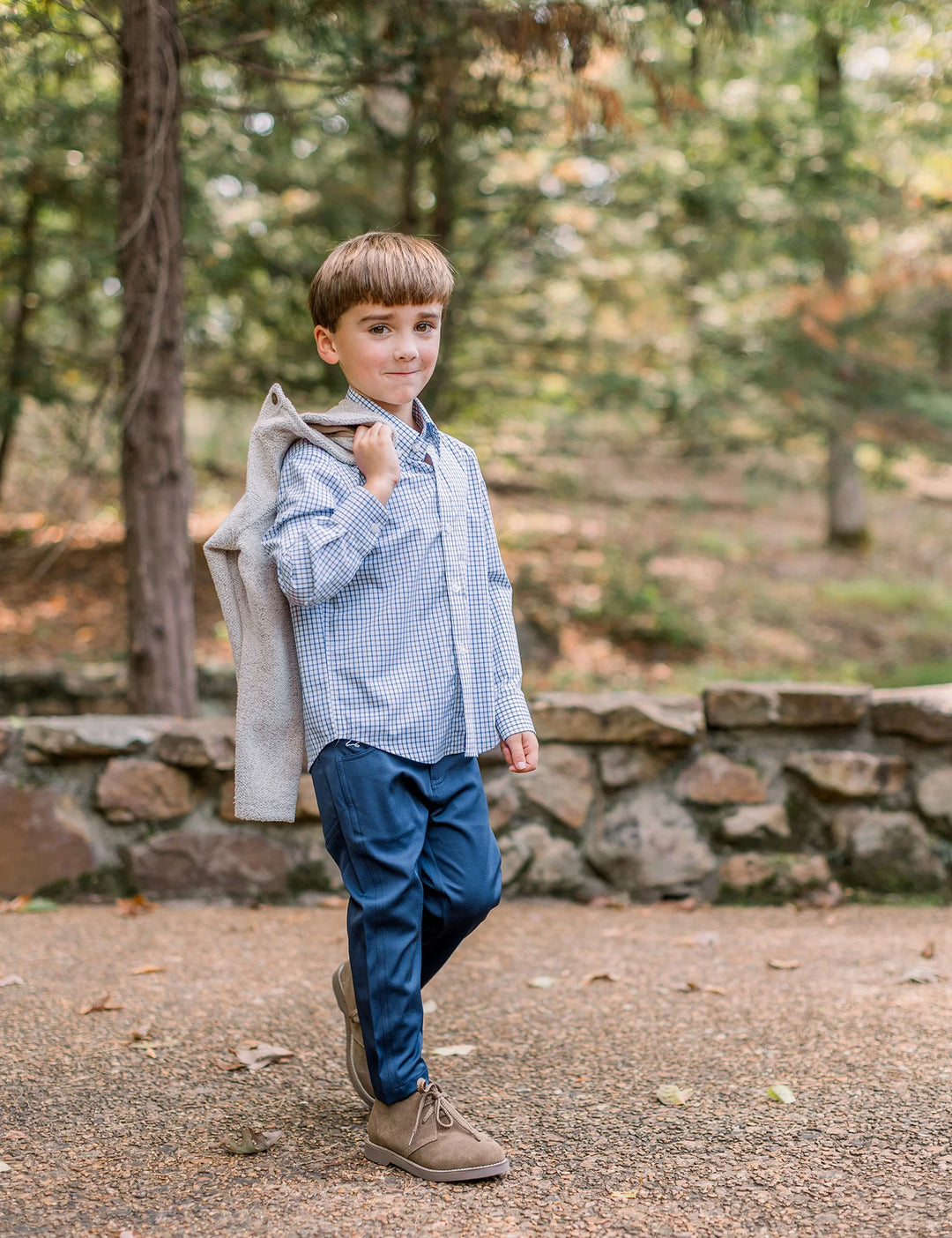 Boys Seasonal Sportshirt- Carolina