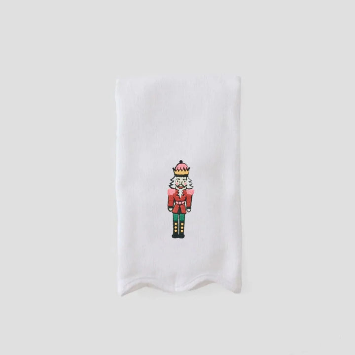Weezie Scallop Powder Bath Towel- Nutcracker