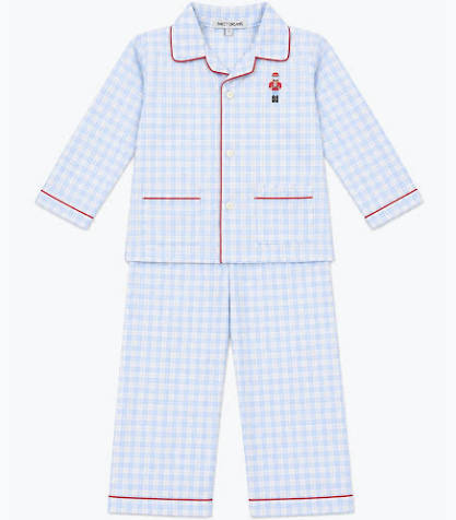 Nutcracker Embroidered PJ Set