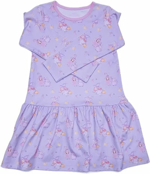 Loren Dropwaist Double Double Toil and Trouble Dress