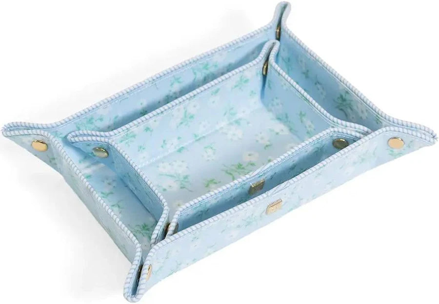 Luxe Saffiano Tray- Kiki Flloral
