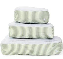 Luxe Packing Squad- Pimlico Sage Stripe