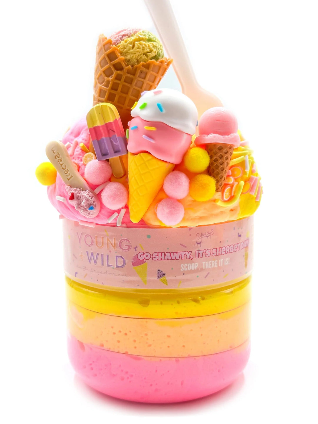 Grab and Go Slime- Sherbert Day