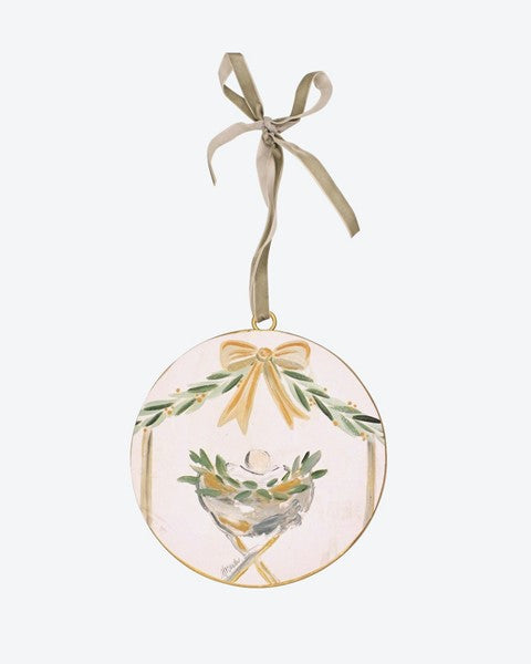 Disc Ornament- Manger