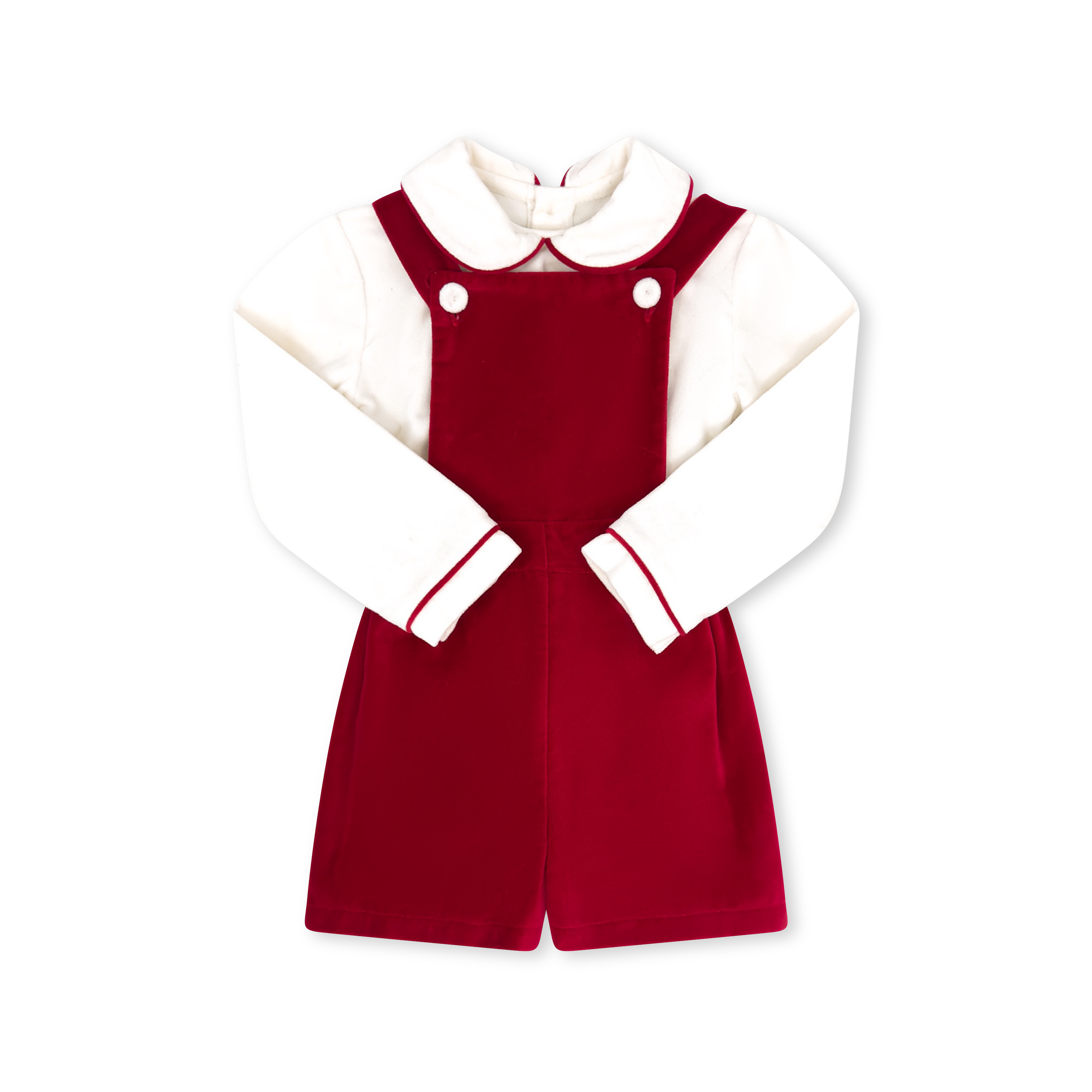 Arthur Apron Set- Ruby Red Velvet – The Orange Iris