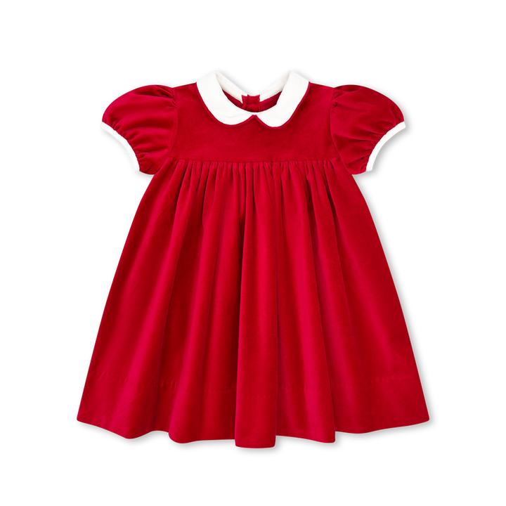 Memory Making Dress- Ruby Red Velvet