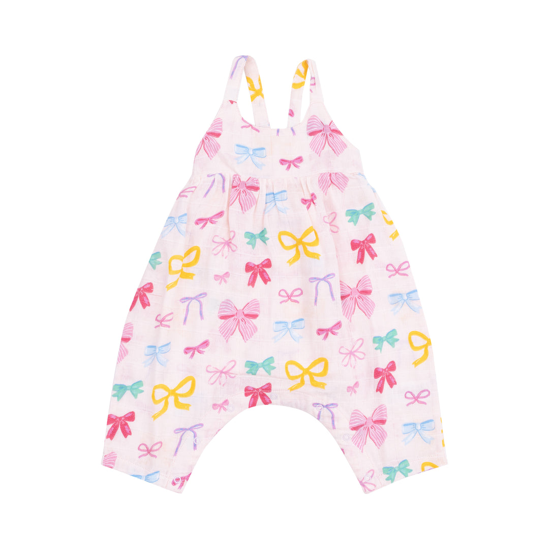 Colorful Bows Romper