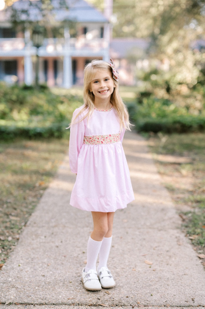 Blissful Band Dress- Palmer Pink