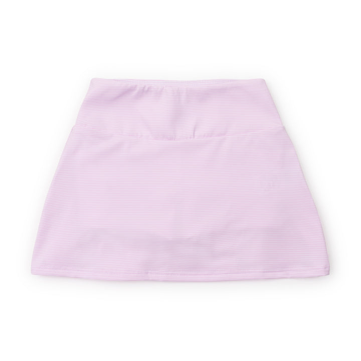 Margot Performance Skirt- Pink and White Stripe