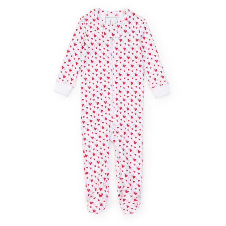 Parker Zipper Pajama- Heart to Heart