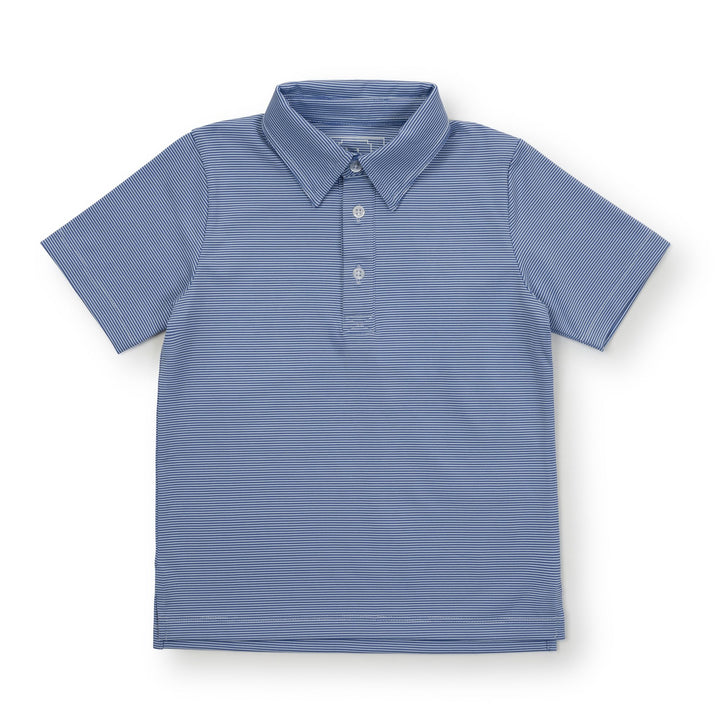 Will Performance Polo- Blue Stripe