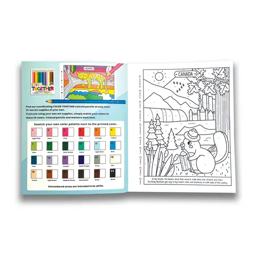 Color By Number Coloring Book - Wonderful World