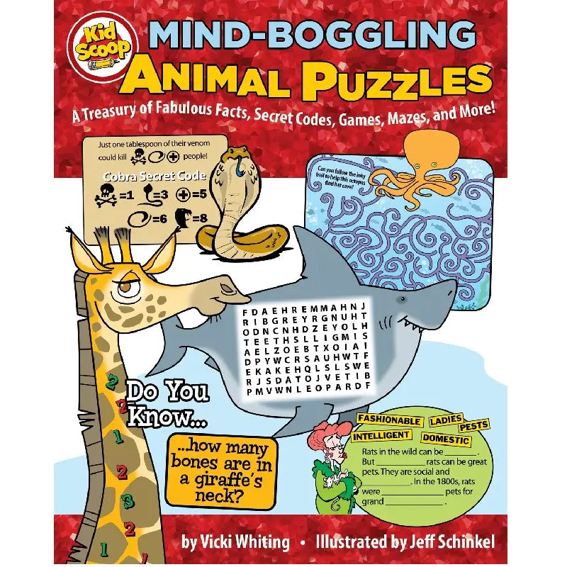 Activity Book - Mind-boggling animal puzzles