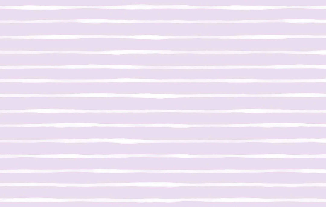 Lilac stripe footie